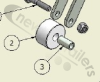 06049201 Keith Walking Floor® CleenSweep Roller Wheel Brake