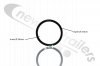 84387800 Keith Walking Floor KFD Switching Valve Poppet Valve O-Ring 916 Buna 90