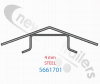 056617014300 Keith Walking Floor V9 4mm Steel Slat / Plank 5661701 13500mm
