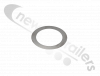 06260904 Keith Walking Floor Trailer Ram / Cylinder shim single For Horizontal Bolt Mounting Series.