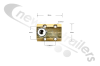 06613501 Keith Walking Floor RFII Check Valve adapter block R2DX01