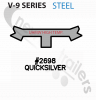 83269802SPCL Keith Walking Floor V9 Steel Quicksilver insert for 2698 Plank - per meter