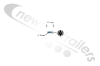 86409000 Keith Plank or Slat CounterSunk Bolt 1/4x1/2 TX Rolock V18 Plastic Block and V9 Bearings
