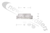 04574001 Keith Walking Floor® Plank Slat End Cap Aluminium 97mm Keith Logo Double Seal (x1)