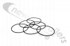 84389047 Keith Walking Floor Workhorse Hydraulic Oil Filter Housing back Up Seal Ring