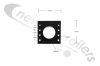 04669801 Keith Walking Floor® UHMW Guide Bearing Block