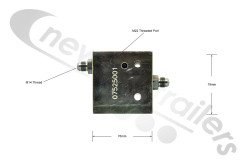 07675202 Keith Walking Floor Control Valve KFD RH