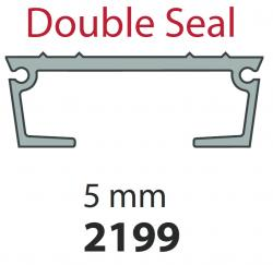 8221994308 Keith Walking Floor Plank / Slat 5mm/97mm Ribbed Double Seal 13.3m Length Supplied Without Endcap or Seal