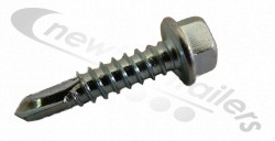86403000 Keith Walking Floor Plank or Slat Seal Screw 8 x 2"