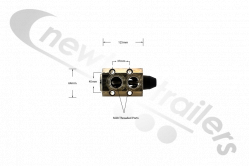 06520103  Keith Walking Floor RFII check valve External assembly for DX & DXE model