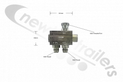 03348701  Keith Walking Floor RFII Restrictor Valve Assy R2