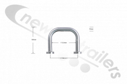 03813802 Keith Walking Floor RFII Check Valve To Check Valve Tube 5.0" Cylinder Canters