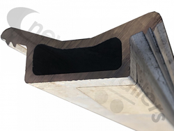 2650 Keith Walking Floor V18 Aluminium Sub Deck Weld Down 2650 European for 5.25" Slat Center - Per Metre