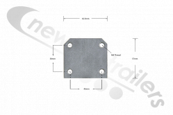 02513002 Keith Walking Floor KFII Clamp Top Check Valve External