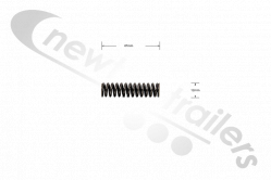 84453400 Keith Walking Floor KFD Manifold Spring Check Valve External Large #B-18273