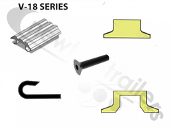 2692 V18 5.25 Keith Walking Floor® V18 Impact Plank Revision Set 13300mm - excluding sub deck