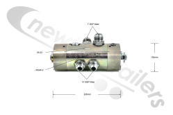 03888902 Keith® Walking Floor RFII & Workhorse Switching Valve Assembly