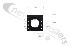 04669801 Keith Walking Floor® UHMW Guide Bearing Block