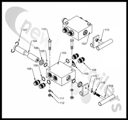 03877901 Keith® Walking Floor RFII Control Valve Seal Kit