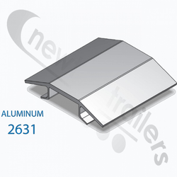 8226314300 #2631 Keith Walking Floor Plank or Slat V9 10.5" Flat Top Aluminium #2631 = LG:13500mm