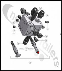 85101042 Keith Walking Floor® CleenSweep® (Clean Sweep) Flow Control Valve FREA-XAN 2.5GPM