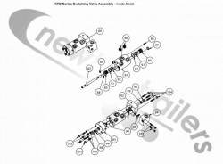 06076601 Keith Walking Floor KFD Switching Valve Seal Kit