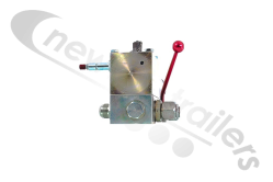 04465802 Keith Walking Floor Workhorse - On/Off ball valve WITH FILTER complete