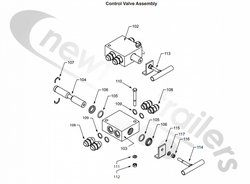 02552702 Keith Walking Floor® RFII Control Valve Load / Unload Assembly Metric
