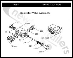 03348701  Keith Walking Floor RFII Restrictor Valve Assy R2
