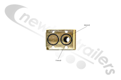 06613501 Keith Walking Floor RFII Check Valve Adapter Block R2DX01