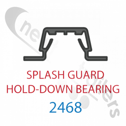83246801 Keith Walking Floor Splash Guard Hold Down Bearing  6' = 1.8 m long
