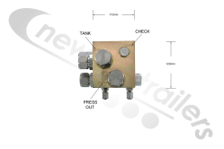5973302 Keith Walking Floor Cleen Sweep Manifold Assembly